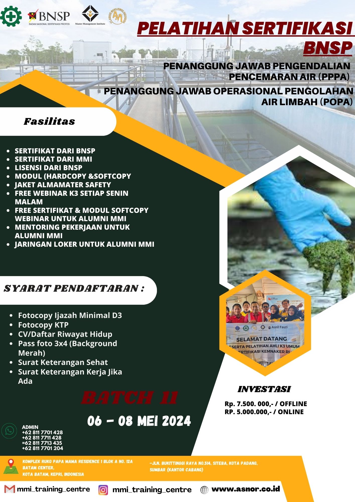PPPA & POPA Training - BNSP Certificate - MEI 2024