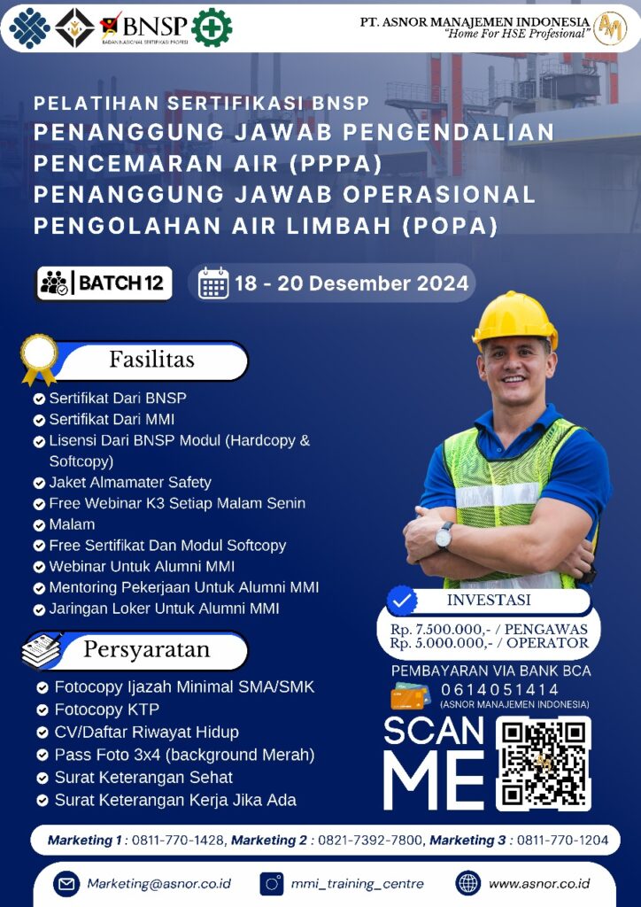 PPPA & POPA Training – BNSP Certificate – DESEMBER 2024 - ASNOR - Home ...