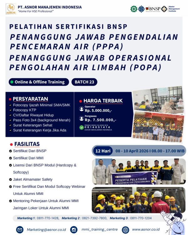 AAA. PPPA & POPA Training – BNSP Certificate – APRIL 2026 - ASNOR ...
