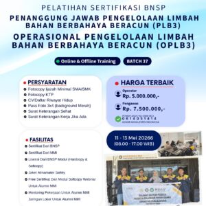 A. PLB3 & OPLB3 Training - BNSP Certificate - MEI 2026