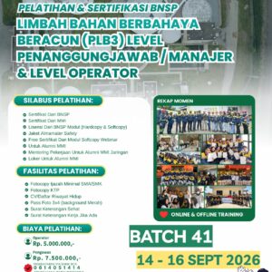 A. PLB3 & OPLB3 Training - BNSP Certificate - SEPTEMBER 2026