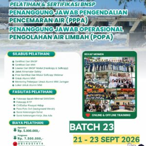 A. PPPA & POPA Training - BNSP Certificate - SEPTEMBER 2026
